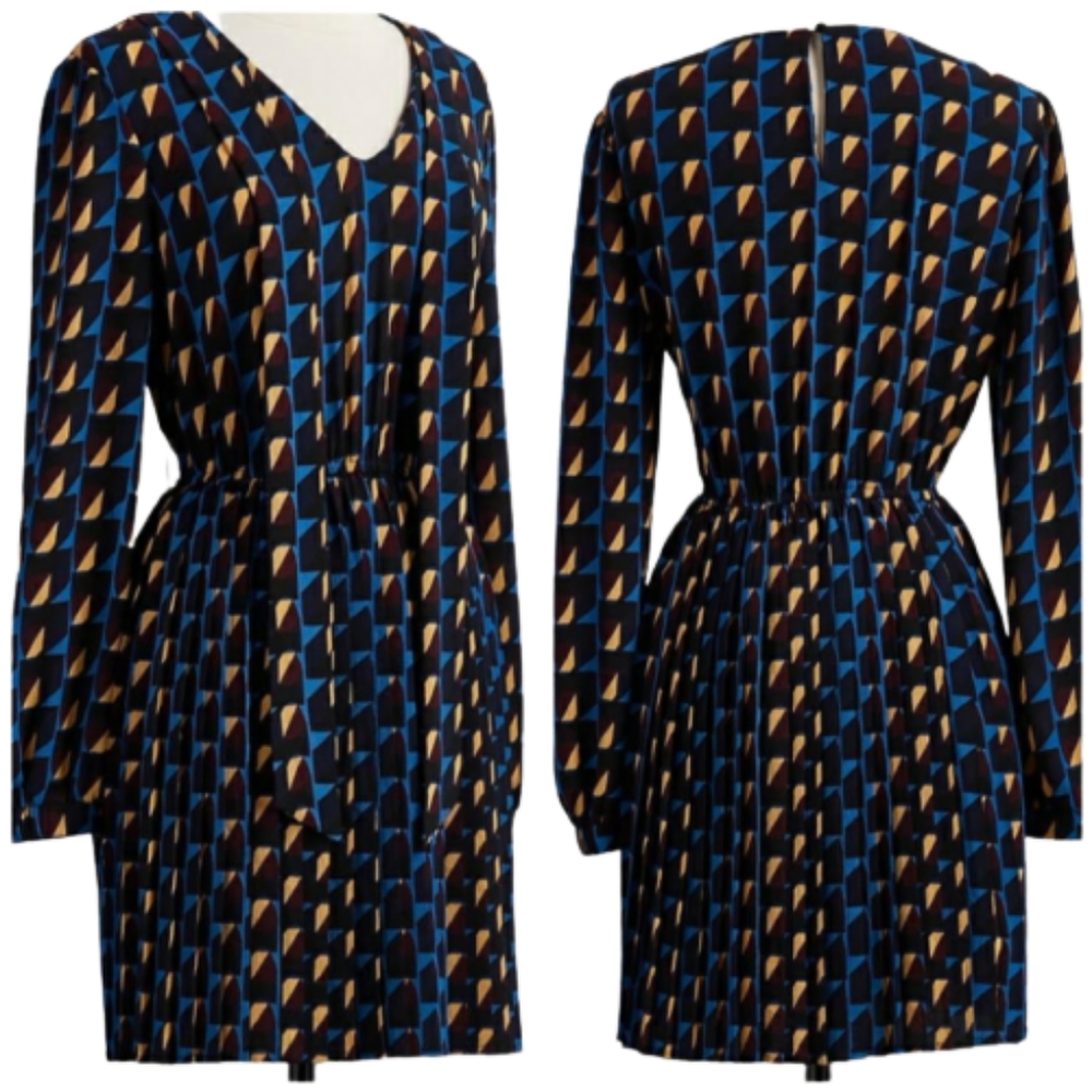 CODE MODE Geo Design Midi Dress